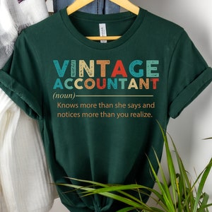Vintage Accountant Definition Shirt: Funny CPA Gift