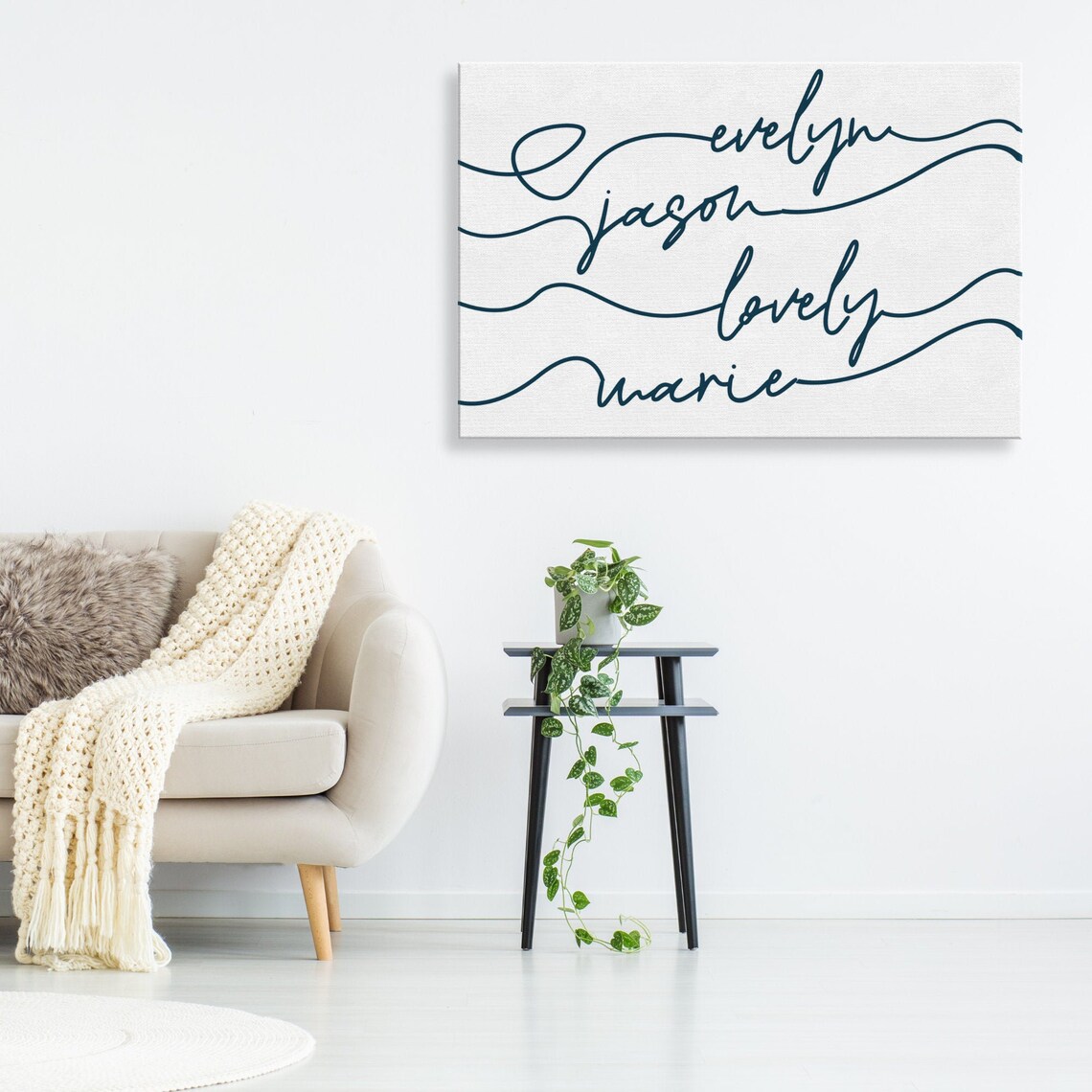 Personalized Name Wall Art Custom Wall Décor Name Wall Art Etsy