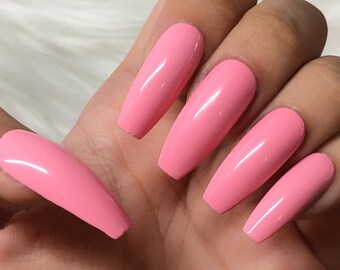 Baby Pink Nails Etsy