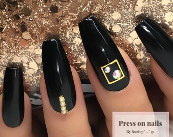 Coffin Nails Etsy