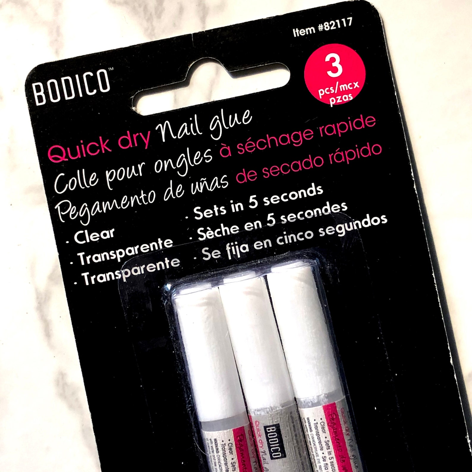 Clear Nail Glue for Press on Nails / Acrylic Nails Tips 2g Etsy