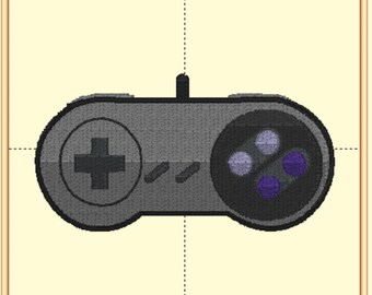 Nintendo Controller Embroidery Digital File .PES.