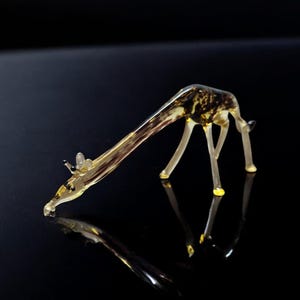 Glass Giraffe Figurine, Collectible Glass Giraffe, Murano Quality Gift At A Fraction Of The Price, Handcrafted In Ukraine
