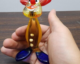 ガラスのピエロの置物、コレクター向けのガラスのピエロ、ムラーノ品質