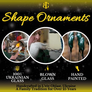 a poster with three different types of glass