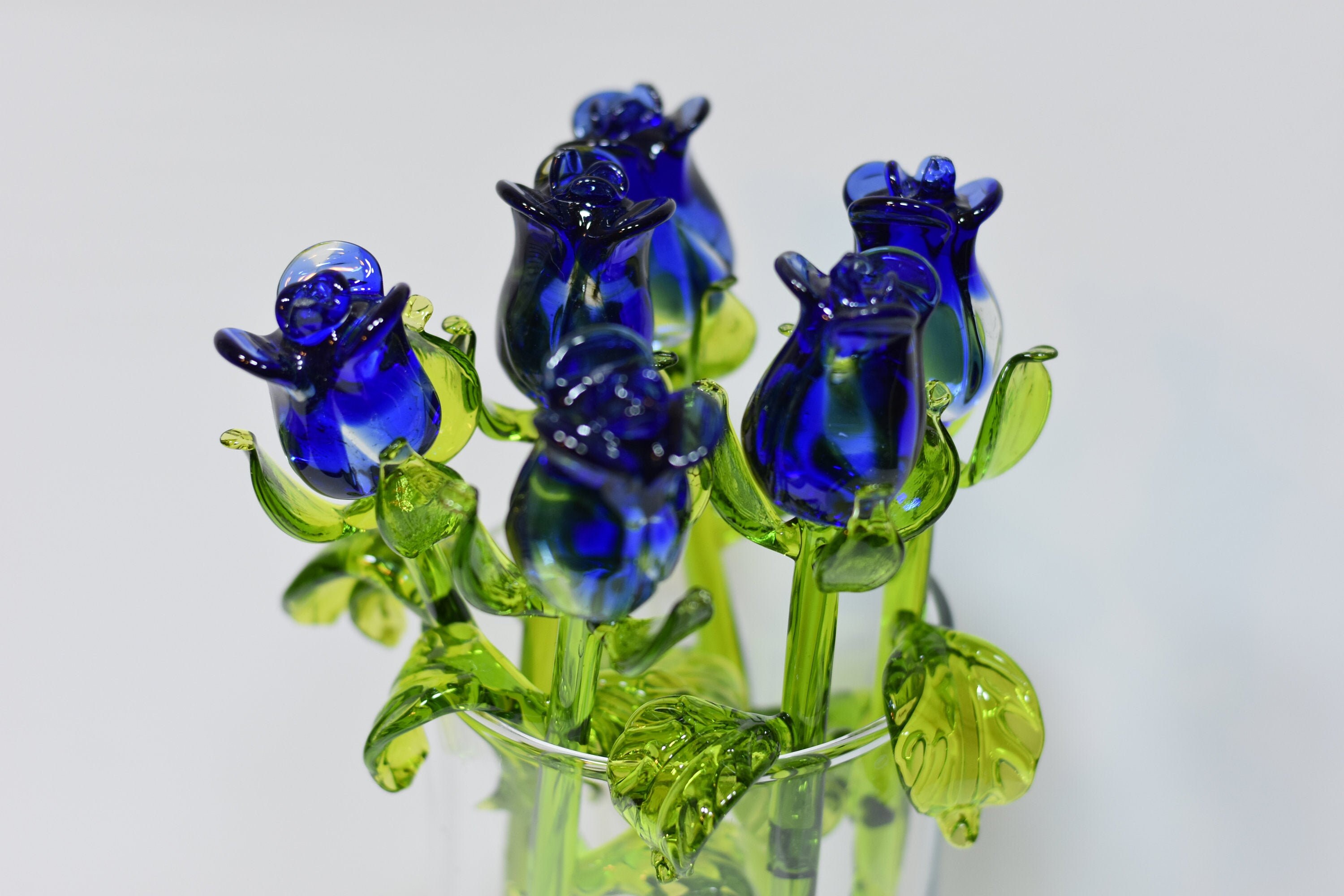 Long Stem Glass Flowers for sale Only 2 left at 65
