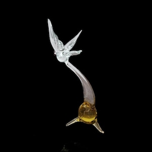 Glass Dove on Perch Figurine, Collectible Glass Dove, Murano Quality Gift At A Fraction Of The Price, Handcrafted In Ukraine