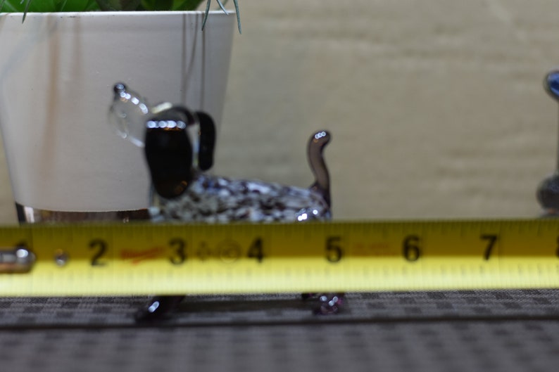 Glass Dog Figurine