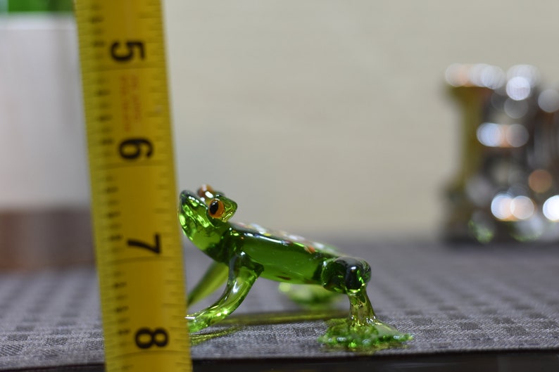 Glass Frog Figurine