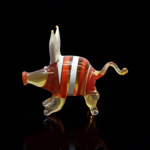Glass Pig Figurine, Collectible Glass Pig, Murano Quality Gift At A Fraction Of The Price, Handcrafted In Ukraine