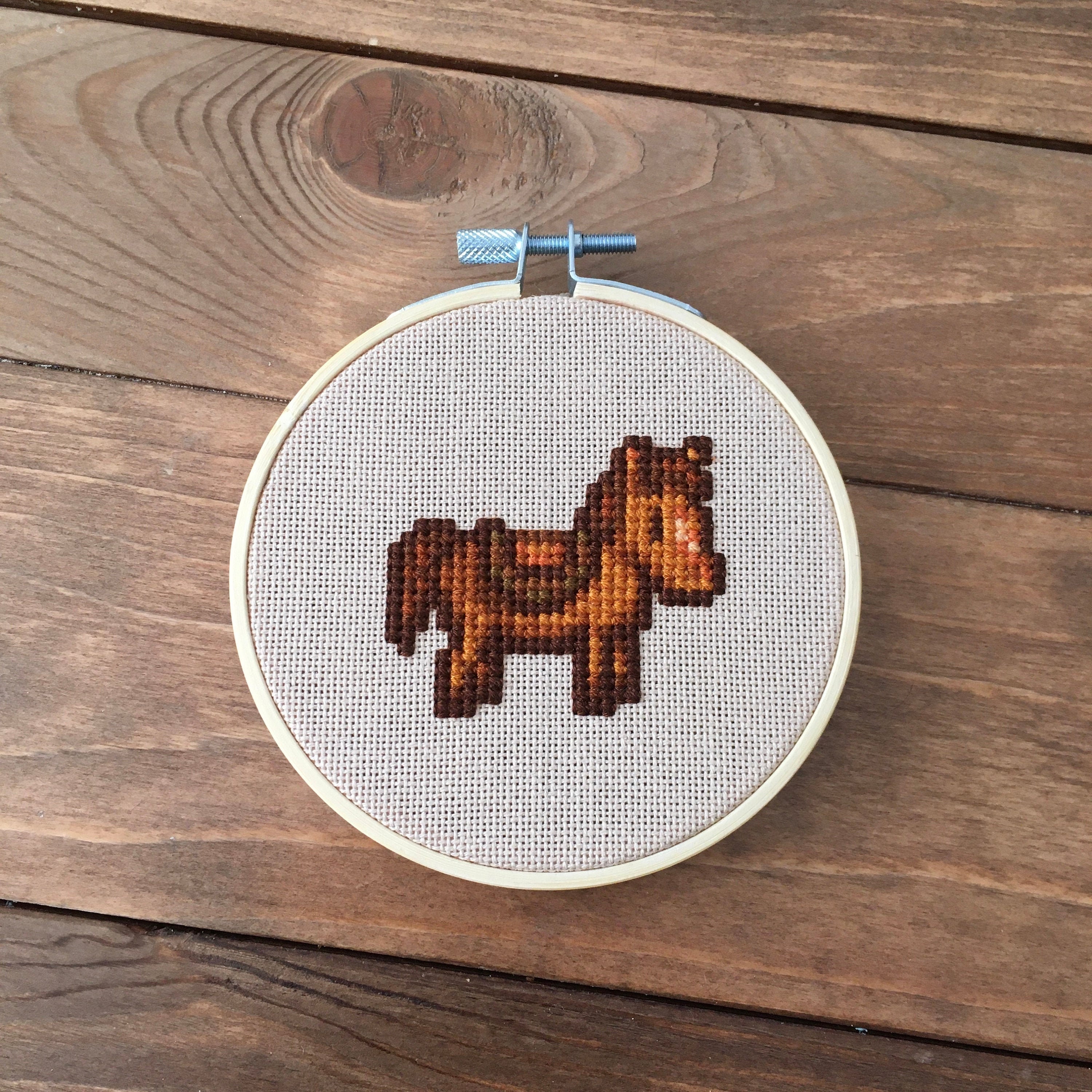 stardew Valley - Cheval Broderie Encadrée