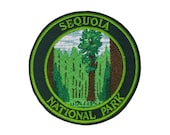 Sequoia National Park Embroidered Patch Iron Sew-on - Badge Emblem - Outdoor Adventure - Novelty Souvenir Applique - Vacation Travel