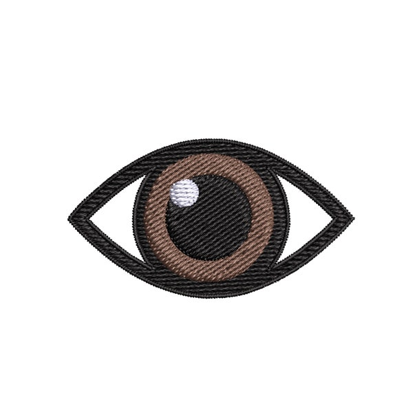 Eye Patch Eyeball Embroidered DIY Iron-on/Sew-on Custom Applique Clothing Vest Backpack Jacket Dress Optical Glasses Contacts Funny Humor