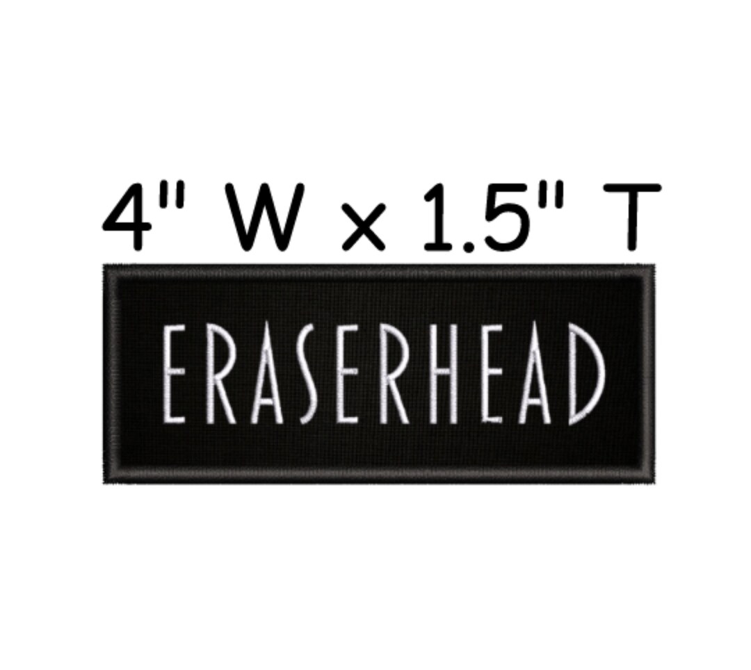 Eraserhead Horror Movie Patch 4 Embroidered DIY IronOn Etsy España