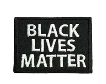 Black Lives Matter Embroidered Sew/Iron On Patch BLM Protest Free Shipping @ly Black Lives Matter Embroidered Sew/Iron On Patch BLM Protest Free Shipping @ly