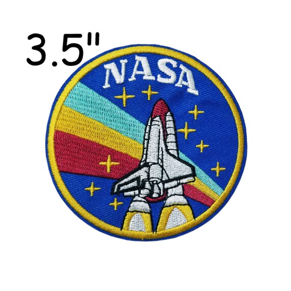 Cute Patches Set With Space Cosmonaut Planets Sun Earth Rockets