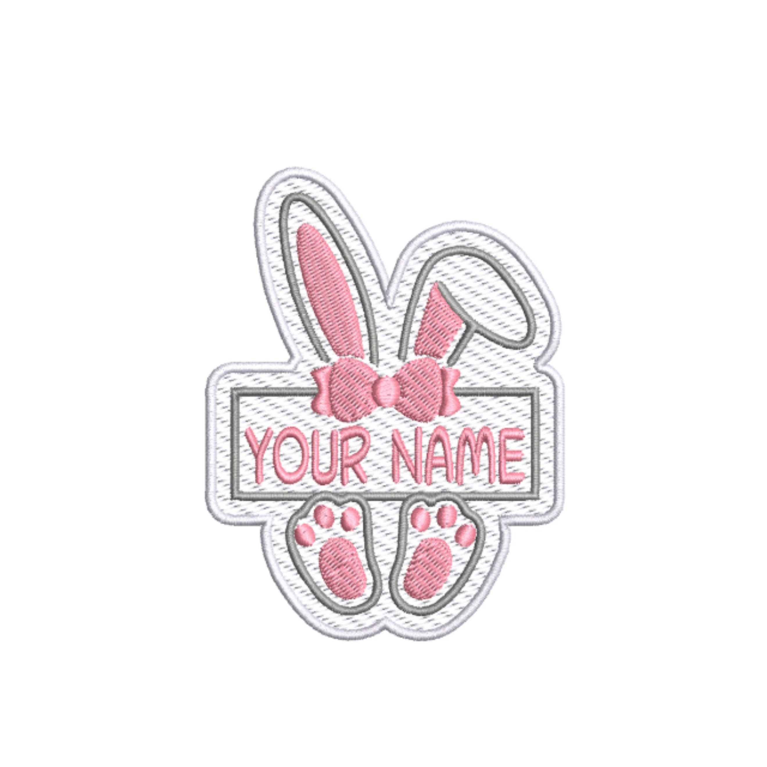 Energizer Bunny Ears Embroidered Iron on Patch 3.75 X 