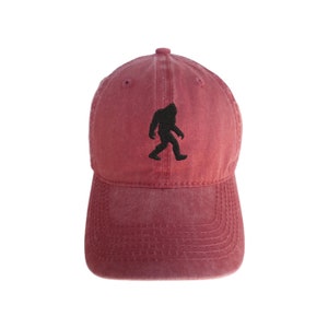 BIGFOOT Silhouette Baseball Cap Dad Hat Trucker Hat Adjustable, Sasquatch Nature Wildlife National Park Adventure Men's Women's Unisex Gift