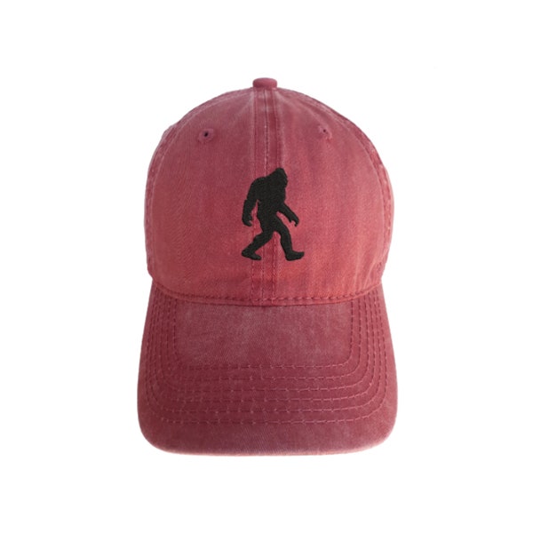 BIGFOOT Silhouette Baseball Cap Dad Hat Trucker Hat Adjustable, Sasquatch Nature Wildlife National Park Adventure Men's Women's Unisex Gift