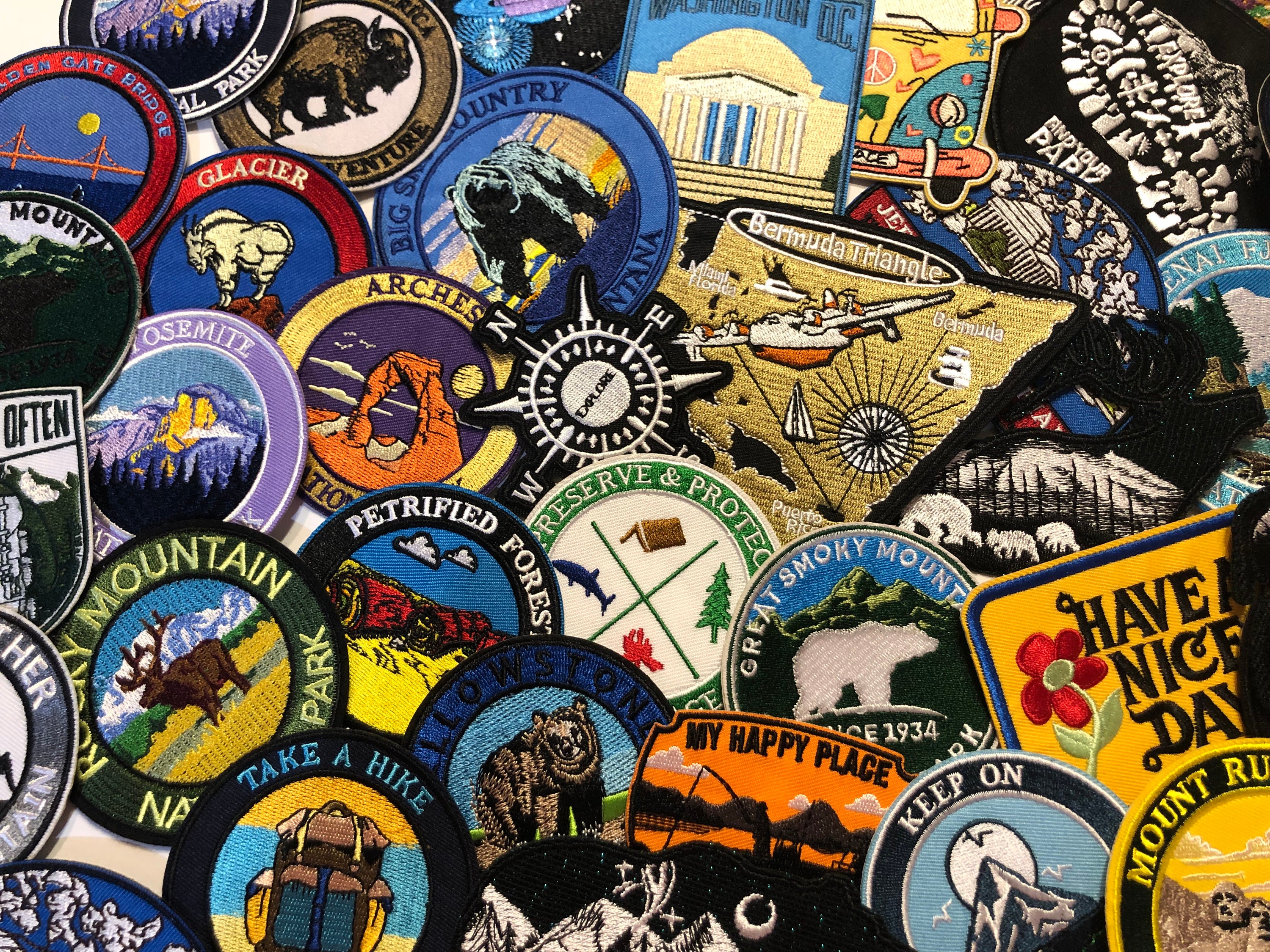 Dallas Texas Large Iconic Collage Patch Embroidered Iron On – Patch  Collection