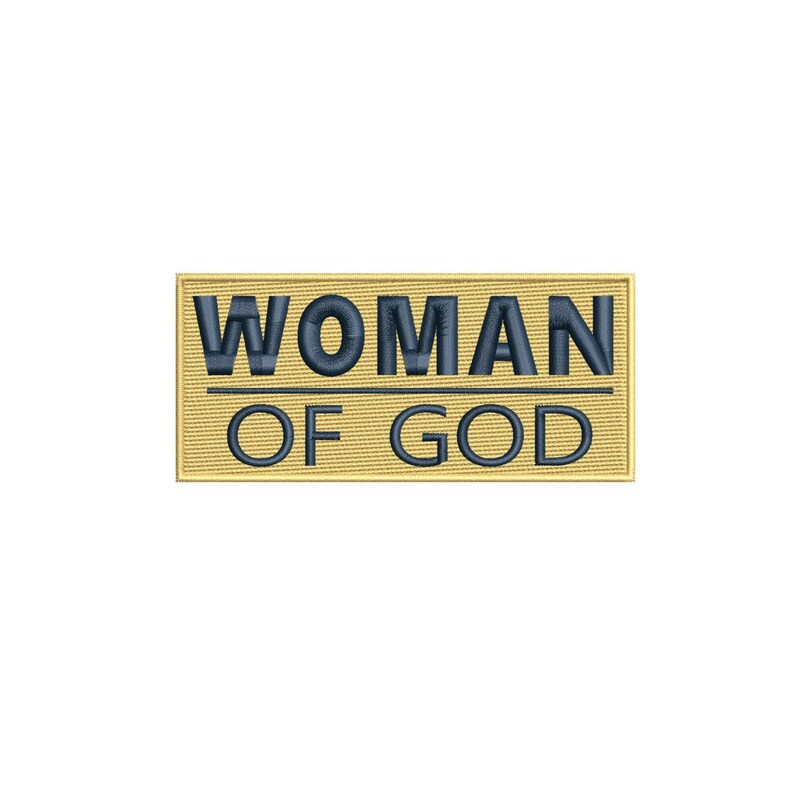 Woman of God Patch EmbroideredApplique SewIron On Patch Religious Jesus Christ Church Brother Love Bible Verse