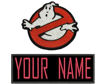 Ghostbusters Names and No Ghost Logos Set of 8 Embroidered Patches Ghostbusters Names and No Ghost Logos Set of 8 Embroidered Patches