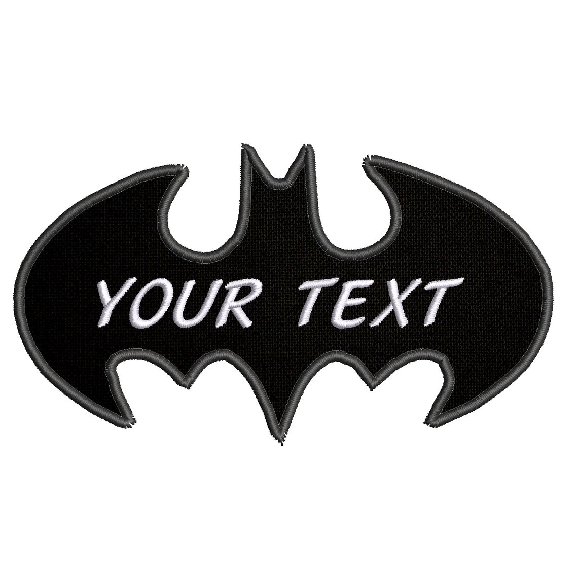 Custom Bat Name Tag Embroidered Applique Iron On/sew on Patch Etsy