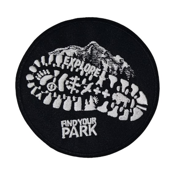 Sew-on Gear Applique Denali National Park Alaska Hiker Embroidered Patch Iron