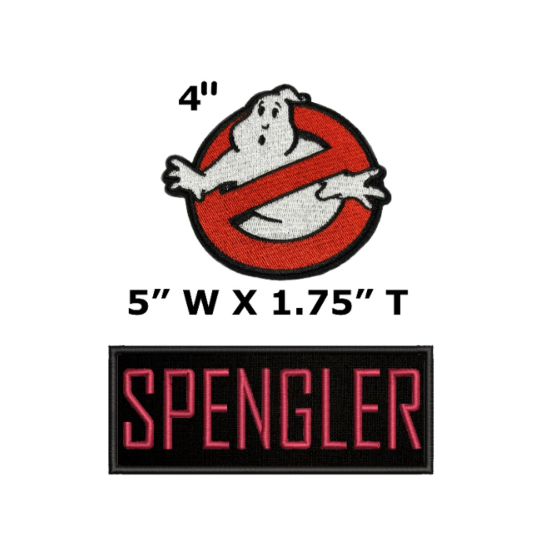 Ghostbusters No Ghost Logo and Spengler Name Tag Embroidered - Etsy