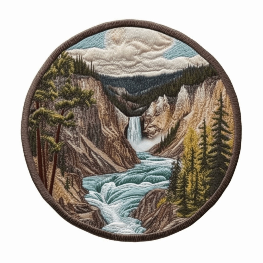 Yellowstone National Park Patch Ironon/sewon Applique for Clothing