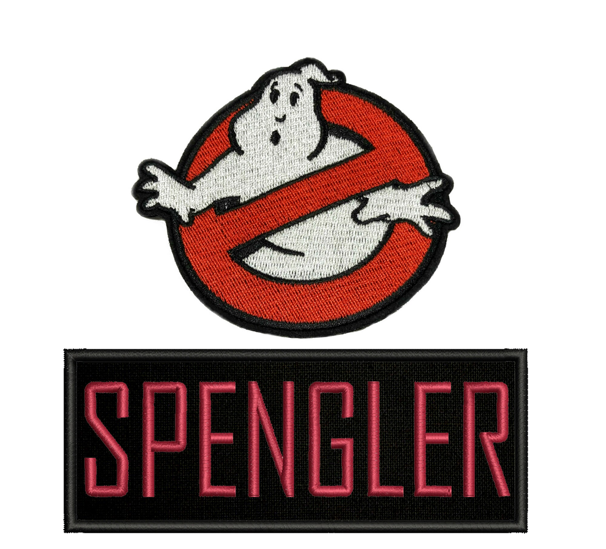 Ghostbusters Spengler Name Tag &amp; No Ghost Logo Set of 2 - Etsy UK