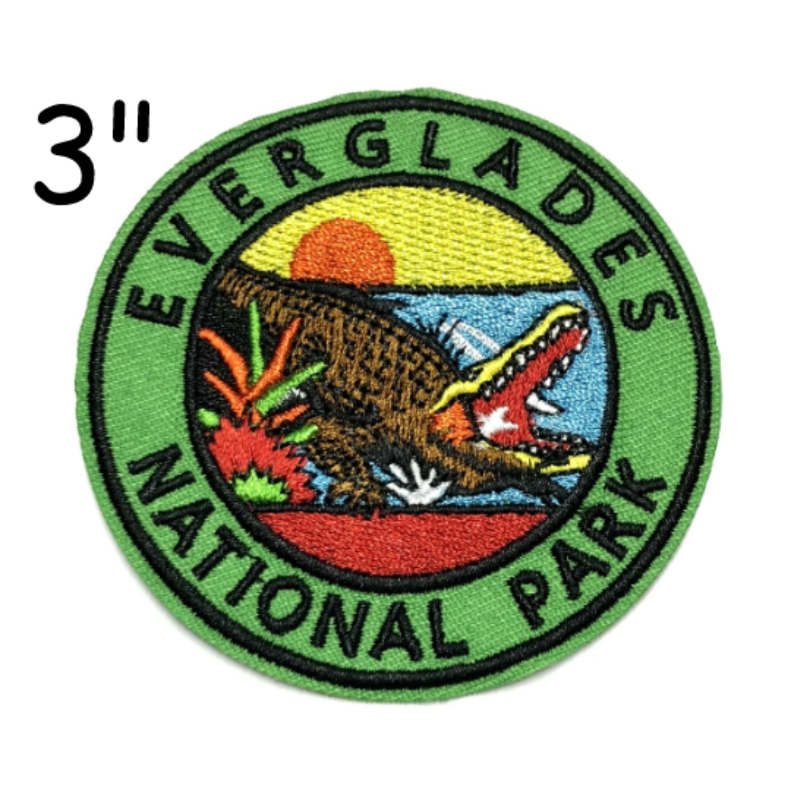 Everglades National Park Alligator Patch Embroidered DIY - Etsy Everglades National Park Alligator Patch Embroidered DIY - Etsy