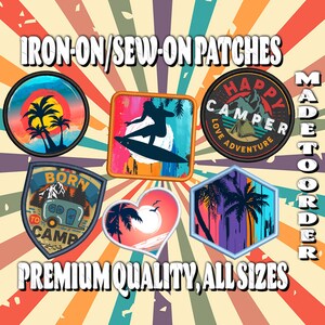 Custom Iron on Patches, No minimum [save 30%]