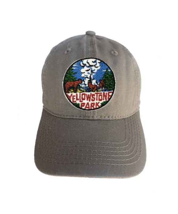 Baseball Cap With Yellowstone National 