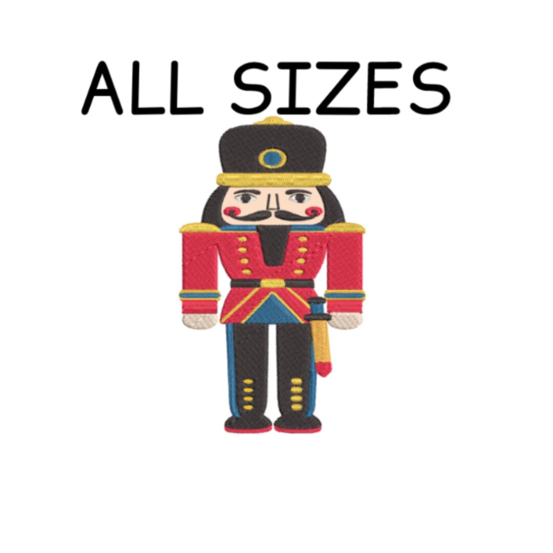 Christmas Nutcracker Patch Embroidered Ironon/sewon Premium Applique