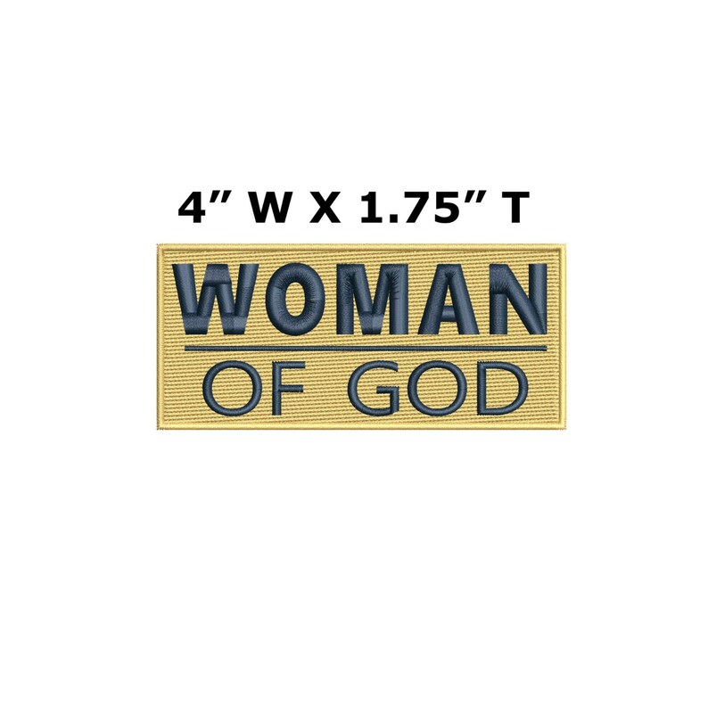 Woman of God Patch EmbroideredApplique SewIron On Patch Religious Jesus Christ Church Brother Love Bible Verse