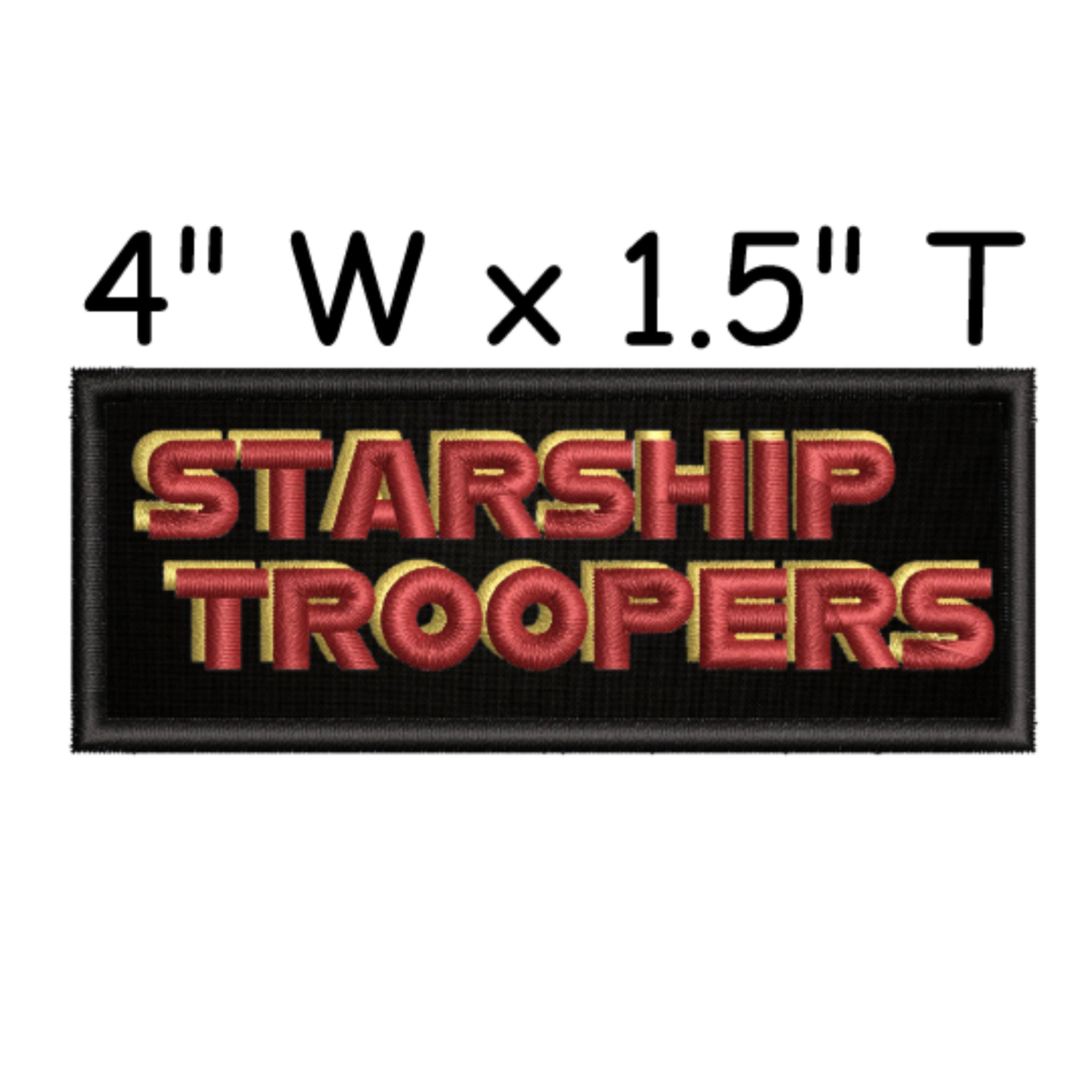 Starship Troopers Classic Sci-fi Movie Patch Embroidered - Etsy Norway