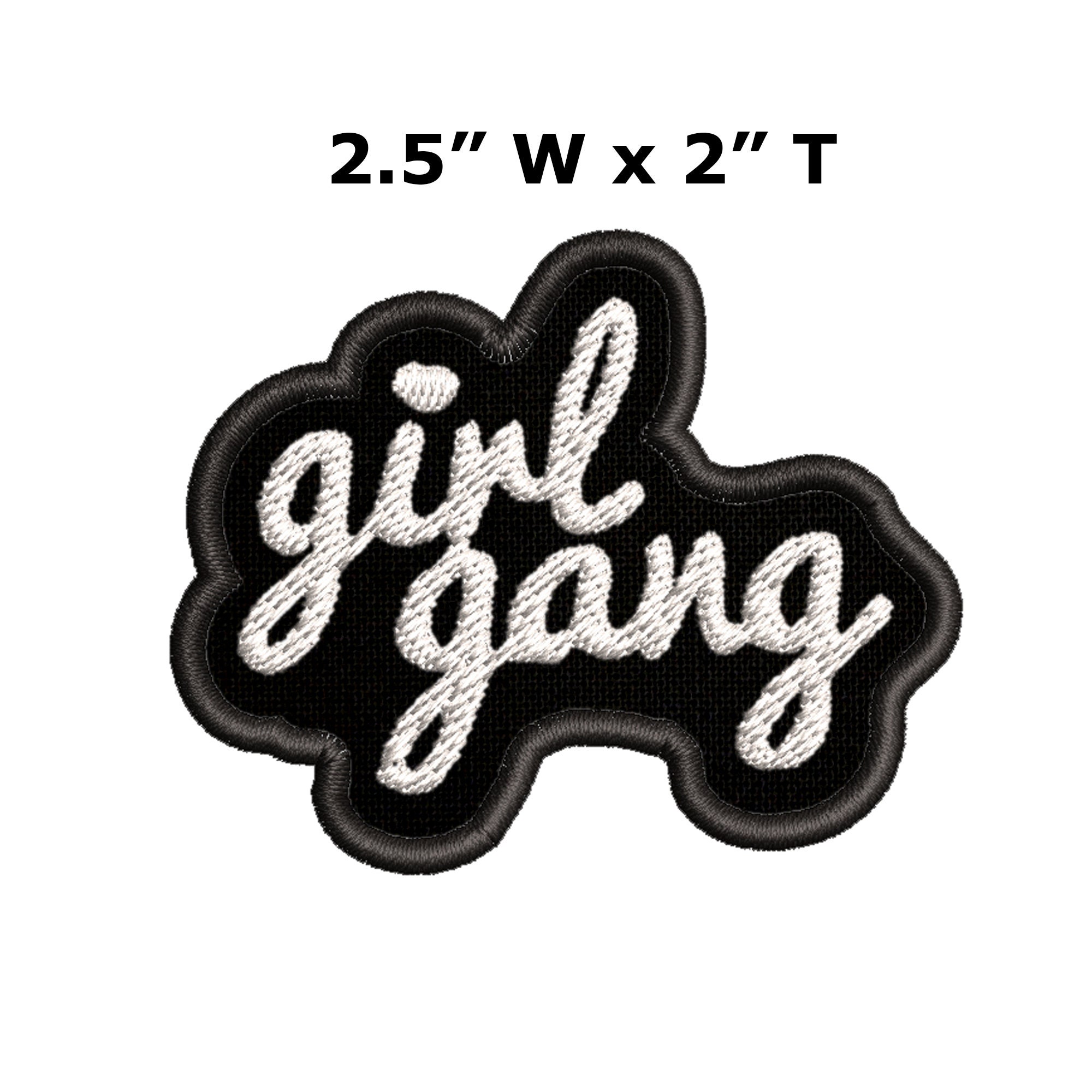 Girl Gang Patch 2.5W x 2T Iron/SewOn Etsy