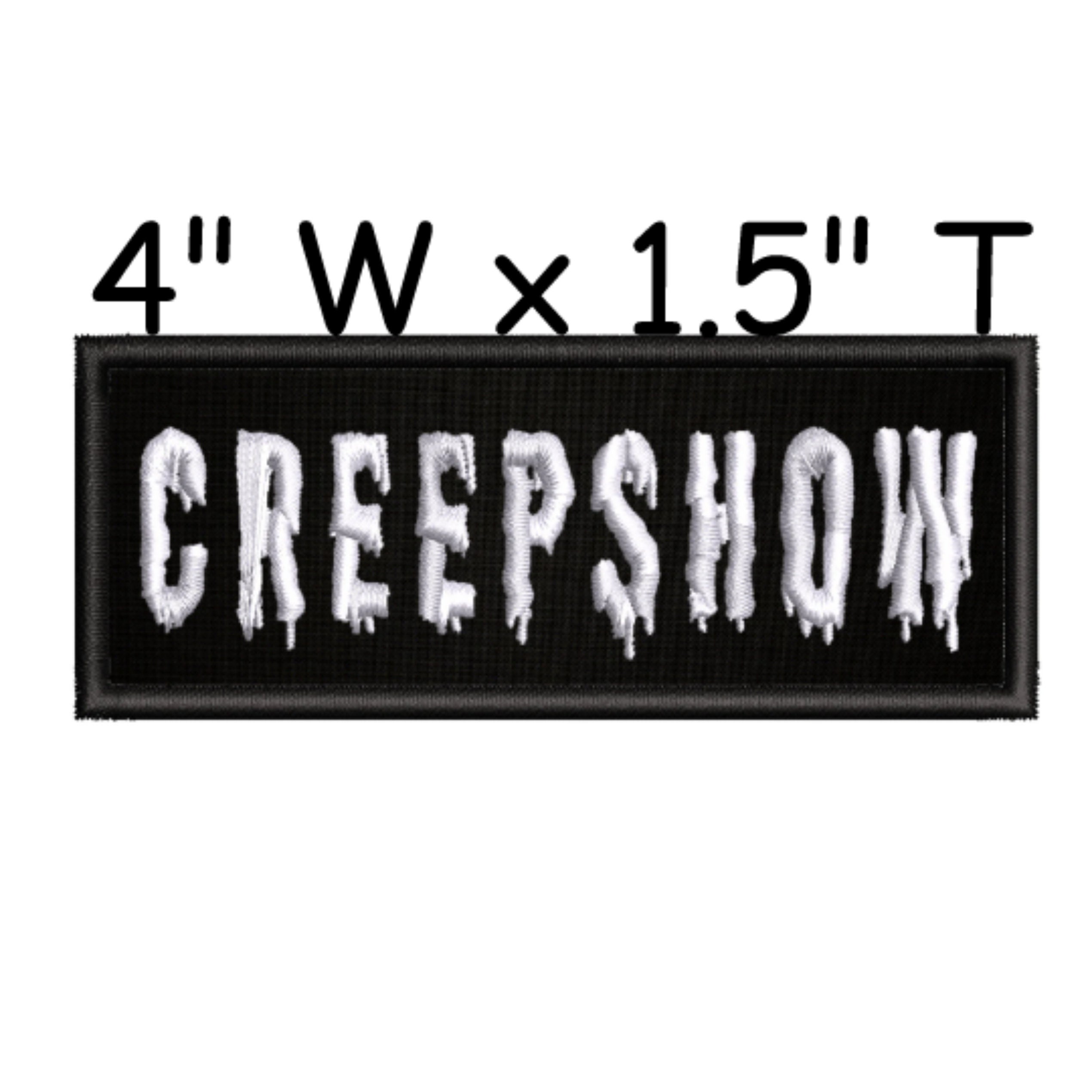 Creepshow Horror Movie Patch Embroidered Iron-on/Sew-on Novelty Applique  for Clothing Vest, Classic Retro Scary Movie, Halloween Costume -   België