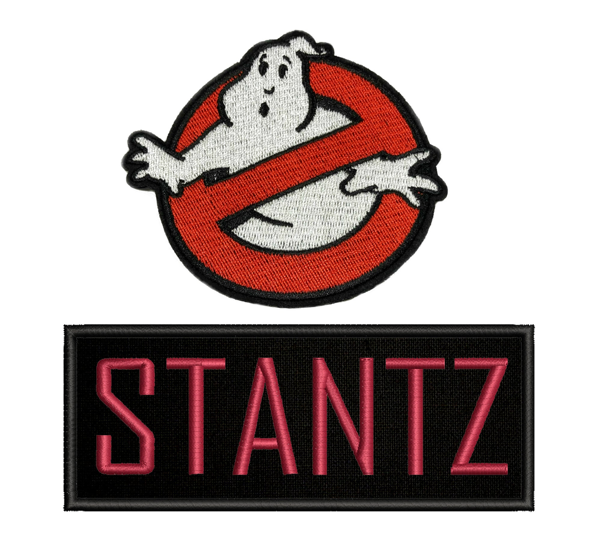 Ghostbusters Stantz Name No Ghost Logo Set Of 2 Etsy