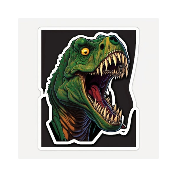 T. Rex Tyrannosaurus Rex Dinosaur Sticker, Car Truck Window Bumper Vinyl Graphics Sticker Decal, Waterproof UV resistant decal, Raptor Claws