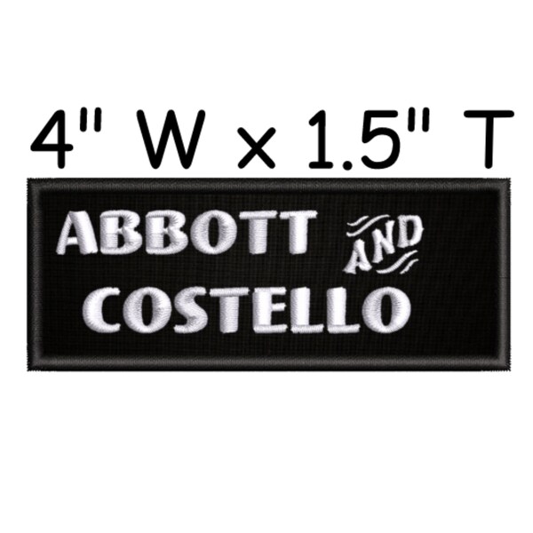 Abbott and Costello - Etsy