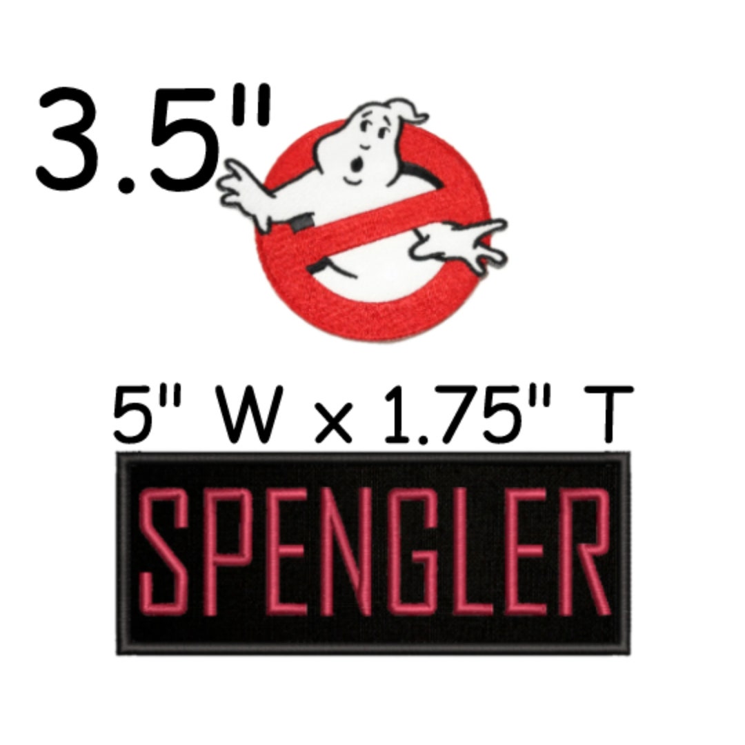 Ghostbusters Spengler Name Tag &amp; No Ghost Uniform Applique - Etsy Italia