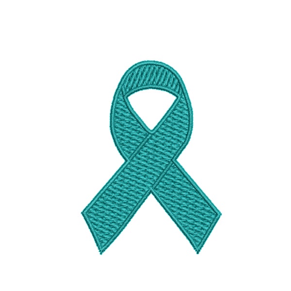 National Recovery Awareness Ribbon Iron On Patch September Turquoise Gifts Fundraising