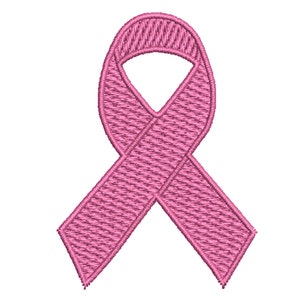 Breast Cancer Awareness Ribbon Nursing Mothers Birth Parents Embroidered Iron On Patch Gifts Fundraising