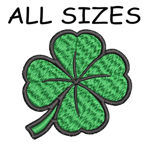 Four Leaf Clover Patch Embroidered DIY Iron-on/Sew-on Custom Applique Clothing Vest Backpack Basket Springtime Good Luck Shamrock Ireland