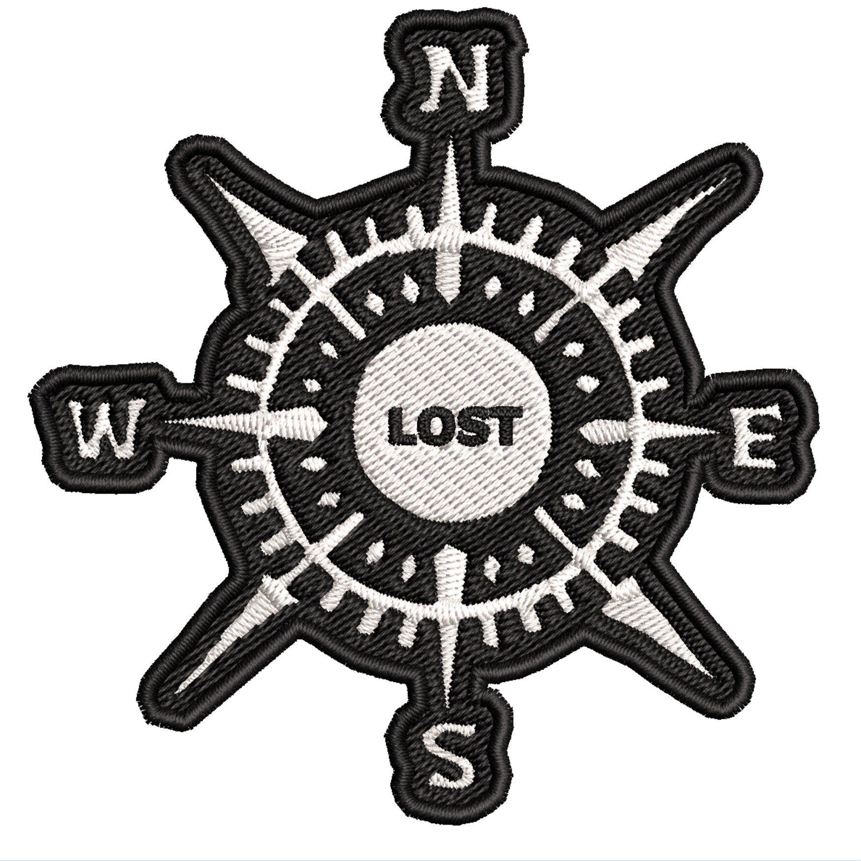 Compass Lost 3.5 Ironon or Sewon Outdoor Adventure Etsy