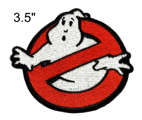 British/UK Flag Style Embroidered ADULT Size Ghostbusters No Ghost Iron On Patch 