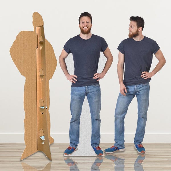 Custom Life Size Cardboard Cutout | Personalized Standee from Your Photo (1-8 ft)