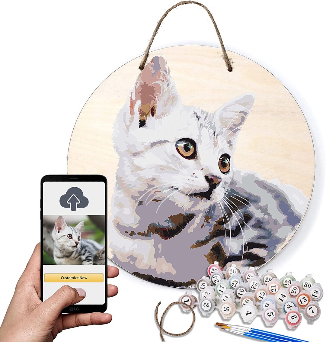 TEXTURE OF DREAMS Personalized Paint by Numbers Kit for Adults